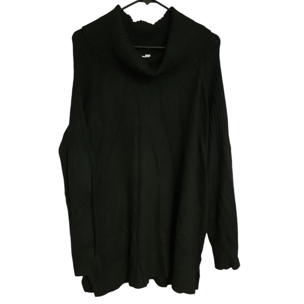 Time and Tru size XL black long sleeve cowl neck sweater